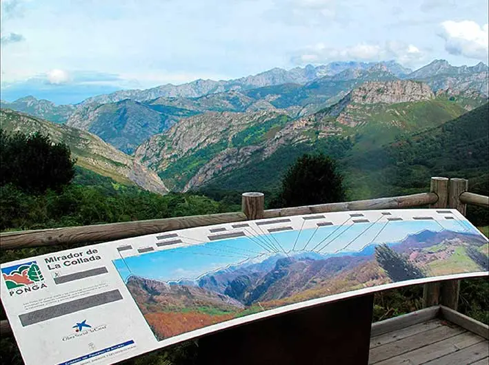 Mirador de La Collada, Ponga